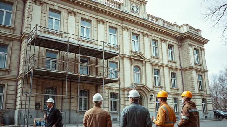 Ремонт фасада авиационного вуза обойдётся в 58 млн рублей