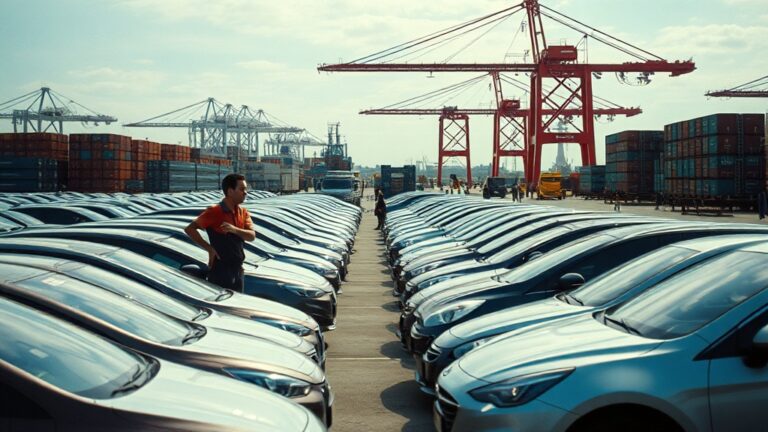 Петербургский терминал Global Ports принял 5 тыс. китайских авто в май