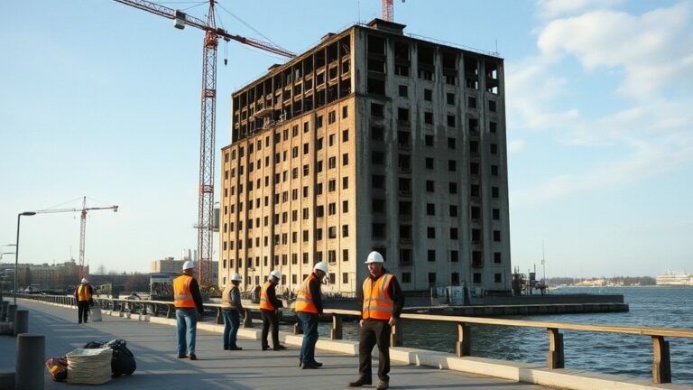«Невское наследие» начнет благоустройство территории у сгоревшей мануфактуры