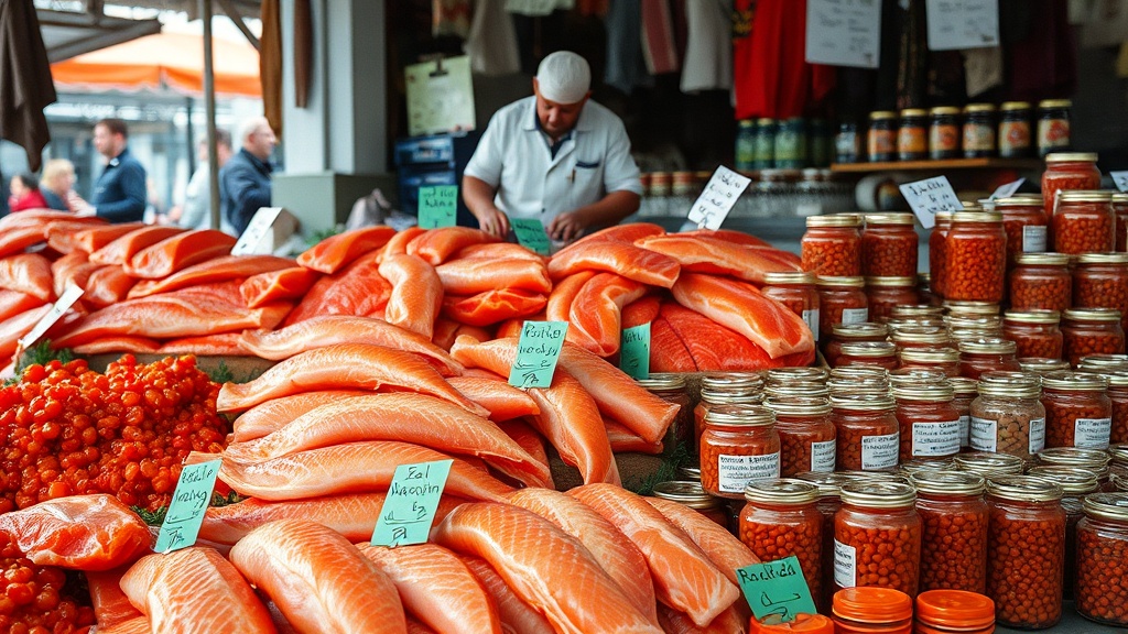 Цены на красную икру и горбушу начнут падать в России