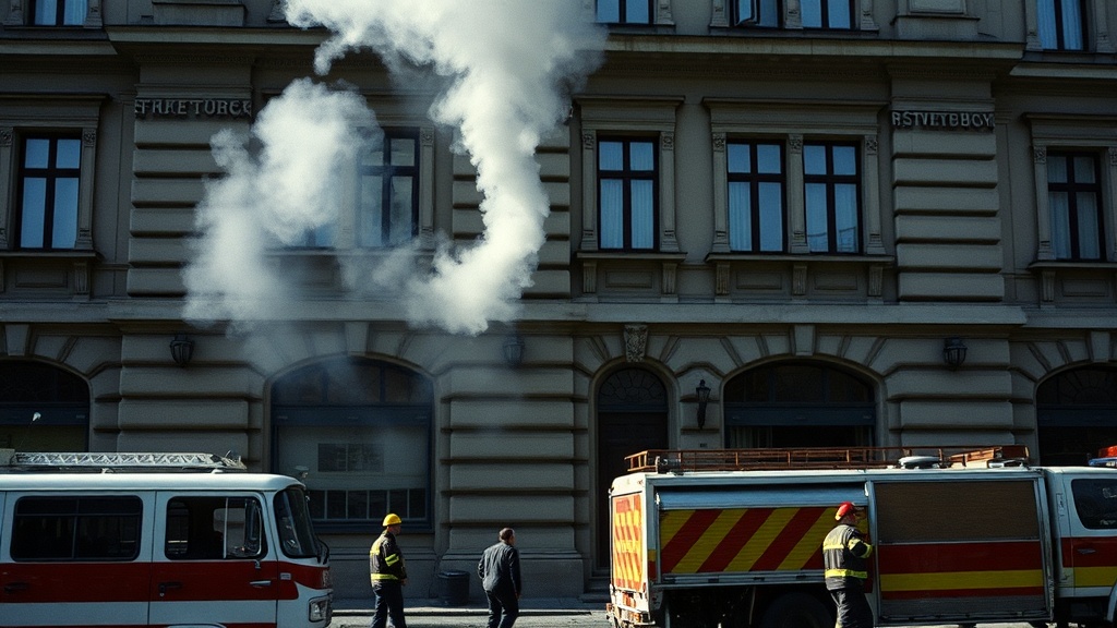 Возгорание в консерватории Римского-Корсакова перед сдачей в работу