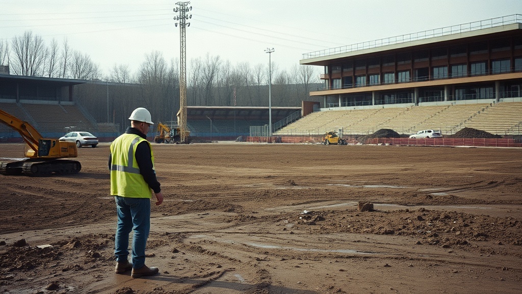 Регбийное поле не построено: подрядчик допустил критическую ошибку