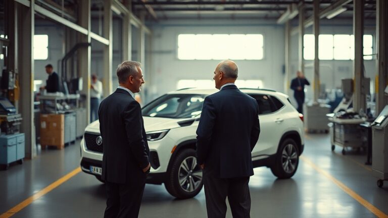 Беглов и Поляков ознакомились с новым кроссовером петербургского завода