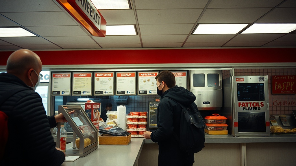 Продажи в сетях быстрого питания России упали на 3% в I квартале