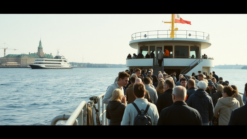 Паромная линия перевезла 2,5 тыс пассажиров за первые дни работы