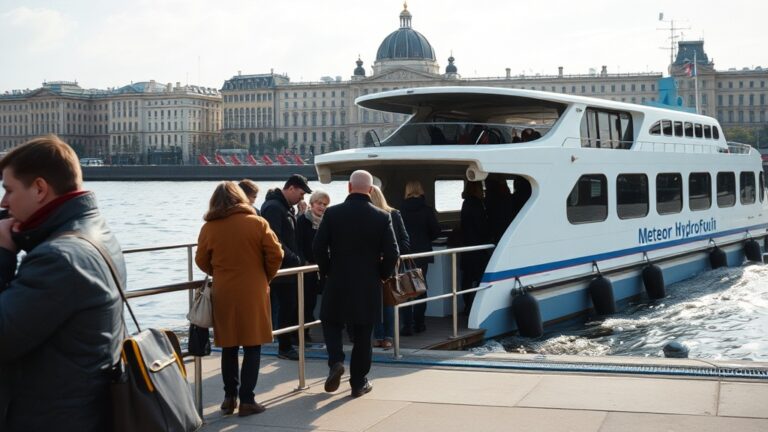 Петербург запустил скоростной водный маршрут до Петергофа