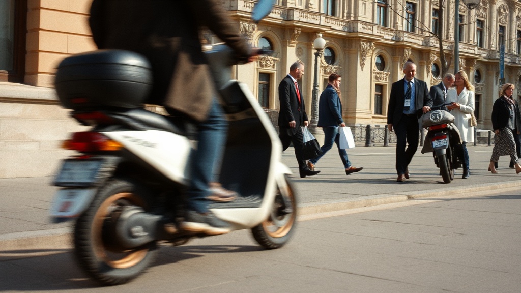 Петербург намерен ограничить передвижение электросамокатов на пешеходных зонах