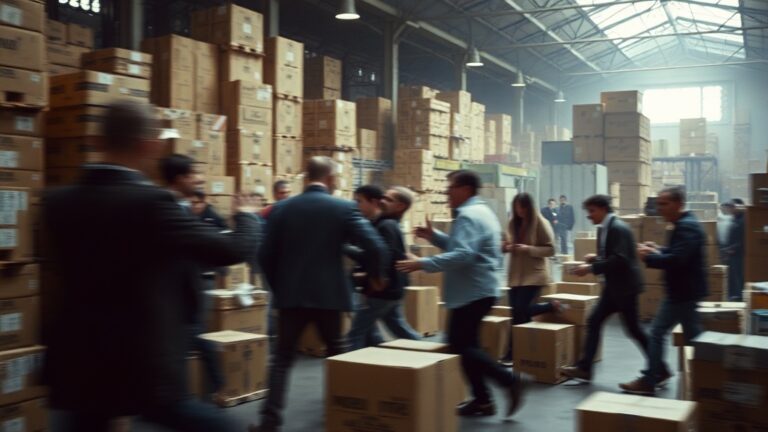 Массовая потасовка на складе Wildberries в подмосковье