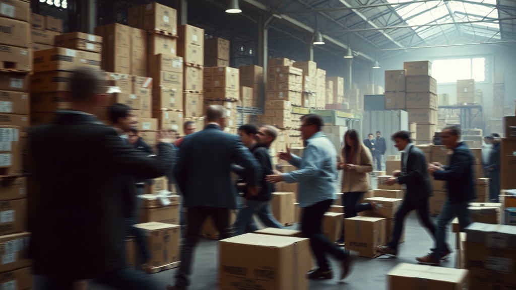 Массовая потасовка на складе Wildberries в подмосковье