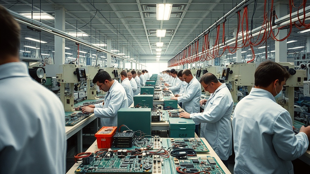 Производство электроники в России поднялось на 50% в октябре