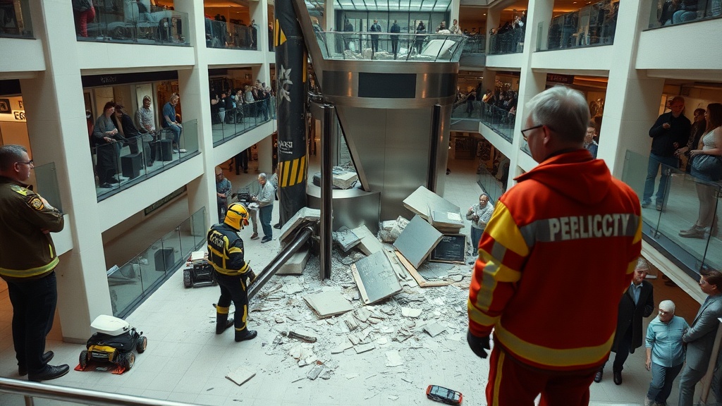 Лифт упал в шахту торгового центра «Афимолл-Сити» с пассажирами