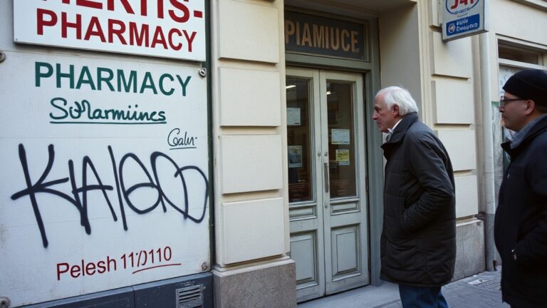 ГАТИ потребовала от «Петербургских аптек» очистить фасад от граффити