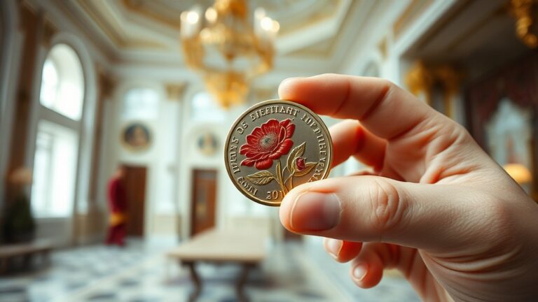 Памятные монеты Банка России с героями «Аленького цветочка»