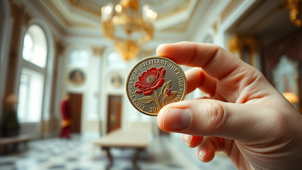 Памятные монеты Банка России с героями «Аленького цветочка»