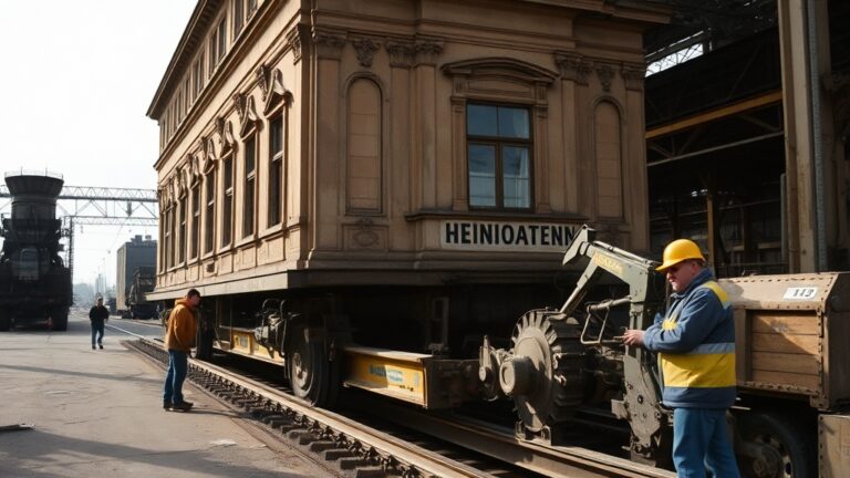 Санкт-Петербург впервые применил технологию рельсового перемещения исторического здания