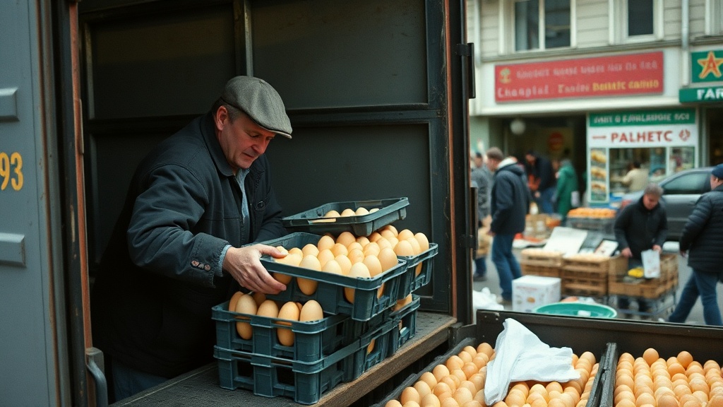 Россия получила новую партию яиц из Азербайджана