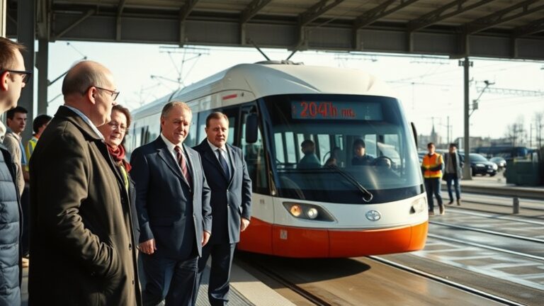 Губернатор Петербурга посетил парк обновленного городского транспорта