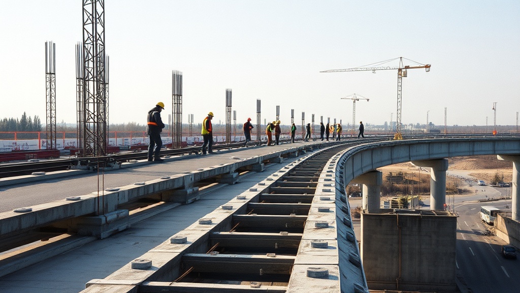 Треть работ завершена на развязке КЗС и Кронштадтского шоссе