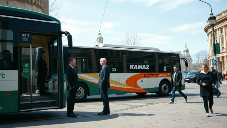 Продажи пассажирского транспорта «КАМАЗА» выросли на четверть