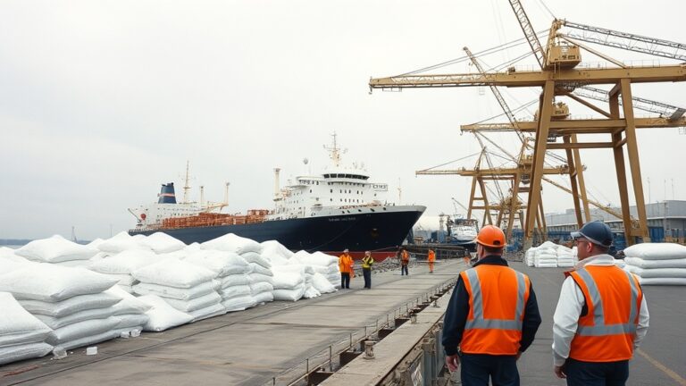 Балтийский судомеханический завод остановил отгрузку беларусских удобрений