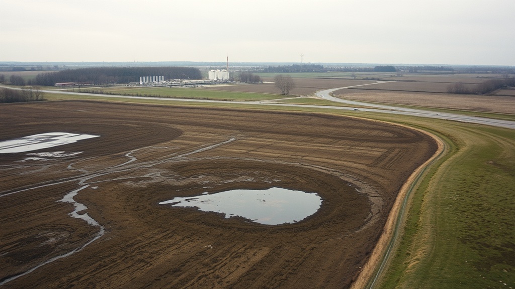 Разлив нефти на объекте РуссНефти в Пензенской области