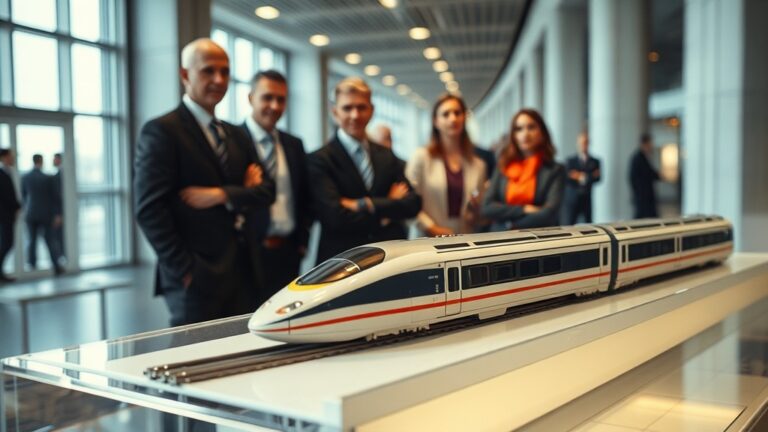 На выставке презентовали макет скоростного поезда для трассы Москва–Санкт-Петербург