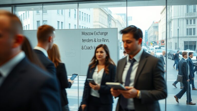 Мосбиржа объявляет тендеры на аренду ледовой площадки и услуги тренера