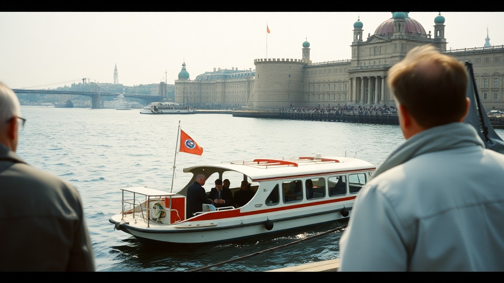 Электросудно «Стрельна» представили на причале Петропавловской крепости