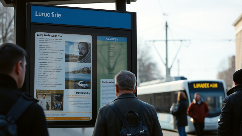 Петербург оснастил 320 остановок свыше 500 современными информационными конструкциями