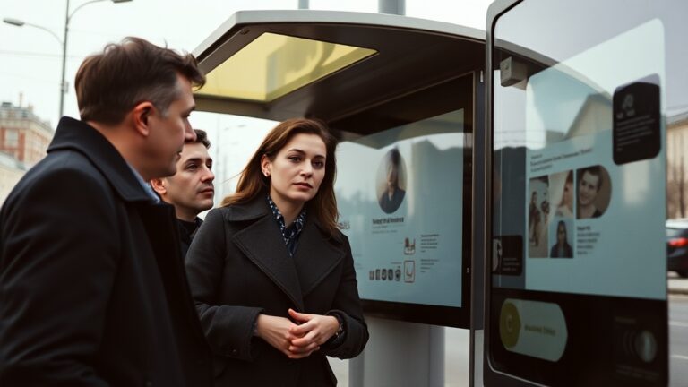 Санкт-Петербург: жители выбирают облик информационных щитов на остановках