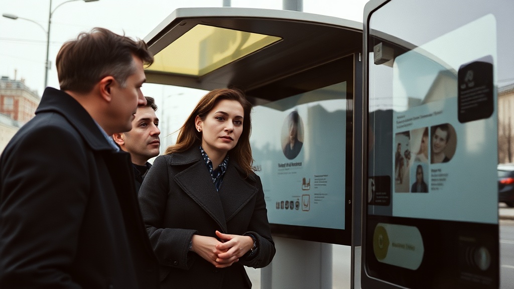 Санкт-Петербург: жители выбирают облик информационных щитов на остановках