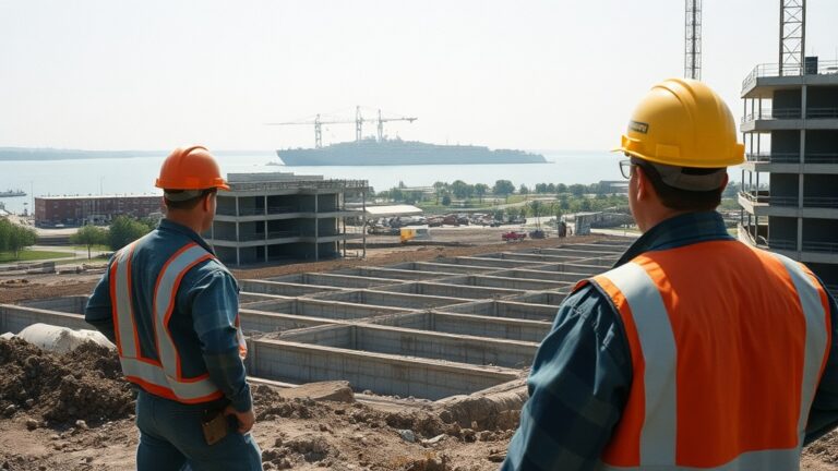 В Кронштадте строят парковку на 198 машиномест