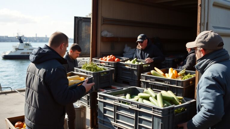 Камчатка отправила 350 тонн овощей на Чукотку